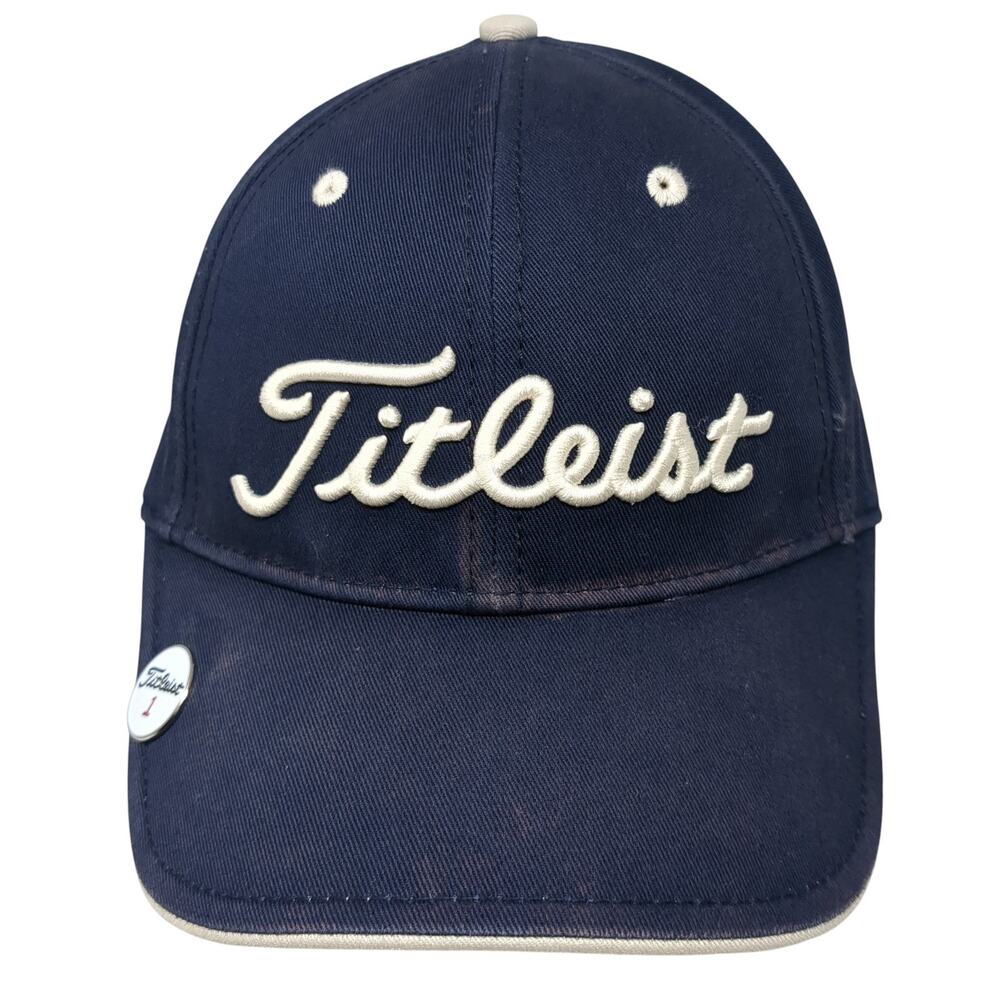Fitleist Slideback Baseball Cap Blue One Size Adjustable Embroidered 6 Panel